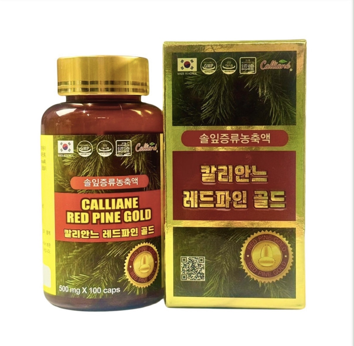 Tinh dầu thông đỏ 100 viên Red Pine Hàn Quốc